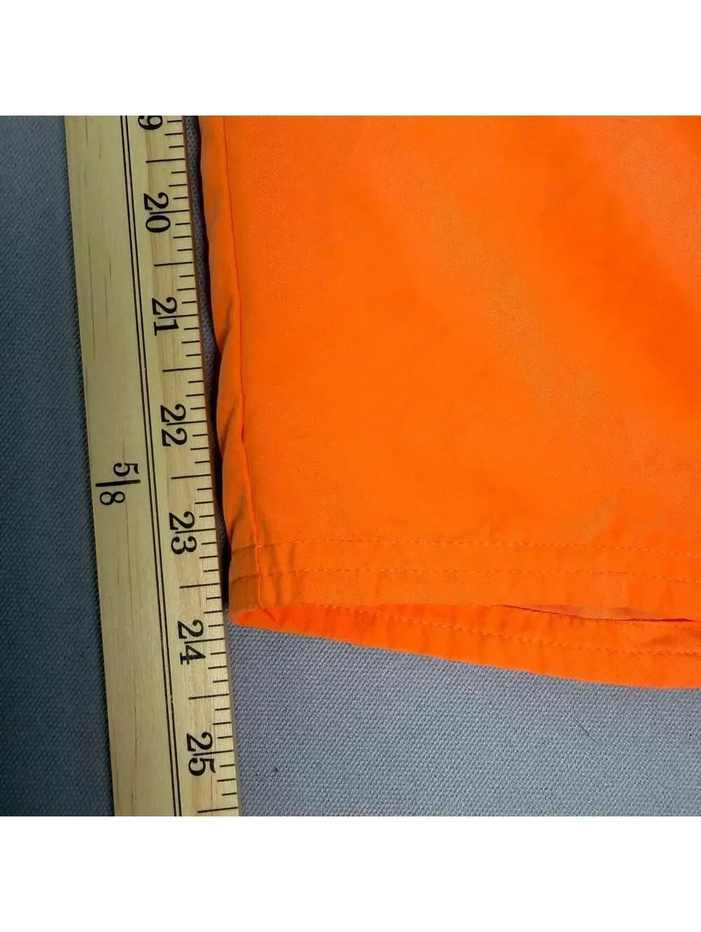 VTG Nike Track Pants Orange White Stripes Cropped Womens XL 36x24